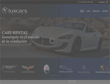 Tablet Screenshot of luxcarsmallorca.com